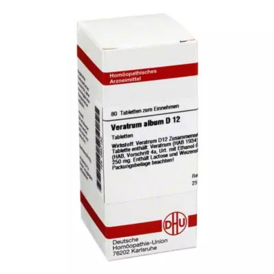 VERATRUM ALBUM D 12 tablets, 80 pc