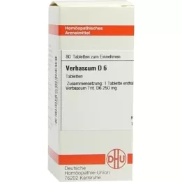 VERBASCUM D 6 tablets, 80 pc