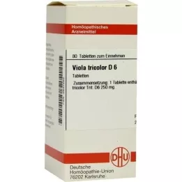 VIOLA TRICOLOR D 6 tablets, 80 pc