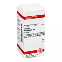 ZINCUM METALLICUM D 8 tablets, 80 pc