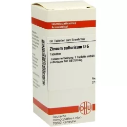 ZINCUM SULFURICUM D 6 tablets, 80 pc