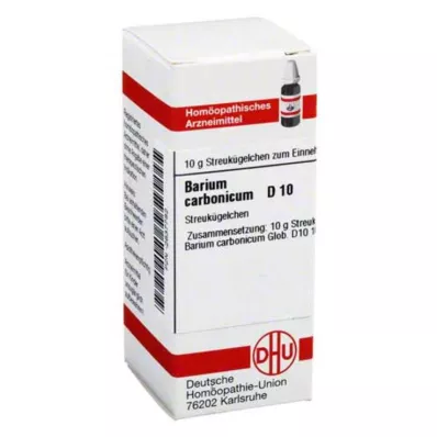 BARIUM CARBONICUM D 10 globules, 10 g