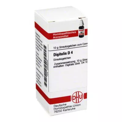 DIGITALIS D 4 globules, 10 g DIGITALIS D 4 globules, 10 g