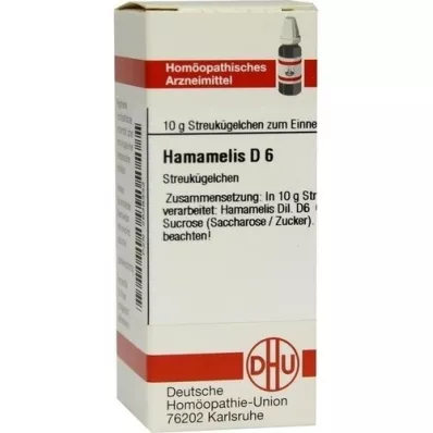 HAMAMELIS D 6 globules, 10 g