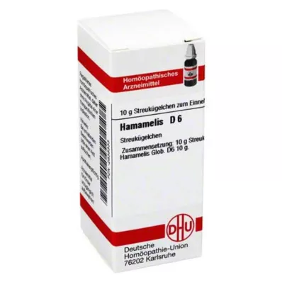 HAMAMELIS D 6 globules, 10 g