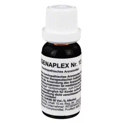 REGENAPLEX No.13 drops, 15 ml REGENAPLEX No.13 drops, 15 ml