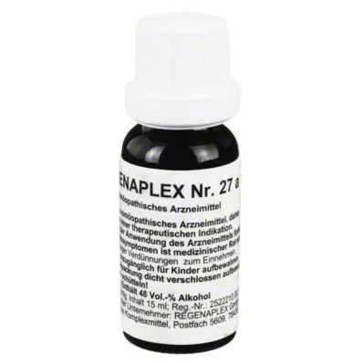 REGENAPLEX No.27 a drops, 15 ml REGENAPLEX No.27 a drops, 15 ml