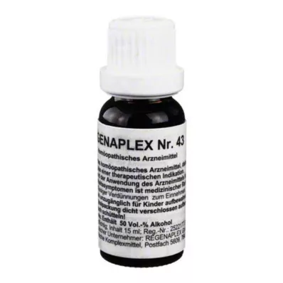 REGENAPLEX No.43 drops, 15 ml REGENAPLEX No.43 drops, 15 ml