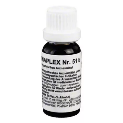 REGENAPLEX No.51 b drops, 15 ml REGENAPLEX No.51 b drops, 15 ml