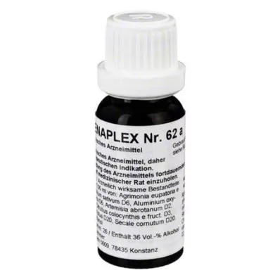 REGENAPLEX No.62 a drops, 15 ml REGENAPLEX No.62 a drops, 15 ml