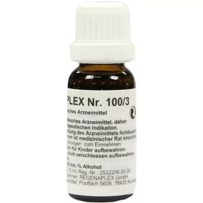 REGENAPLEX No.100/3 drops, 15 ml