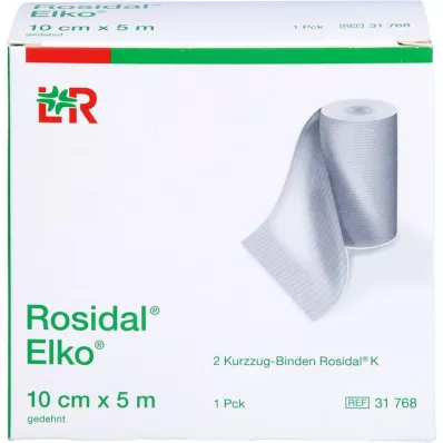 ROSIDAL Elko 10 cmx5 m short-stretch bandage, 2 pcs