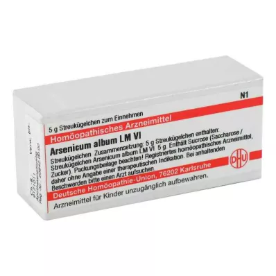 ARSENICUM ALBUM LM VI Globules, 5 g ARSENICUM ALBUM LM VI Globules, 5 g