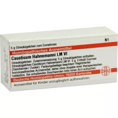 CAUSTICUM HAHNEMANNI LM VI Globules, 5 g