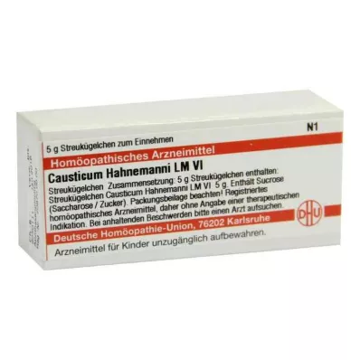 CAUSTICUM HAHNEMANNI LM VI Globules, 5 g CAUSTICUM HAHNEMANNI LM VI Globules, 5 g