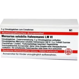 MERCURIUS SOLUBILIS Hahnemanni LM VI Globules, 5 g