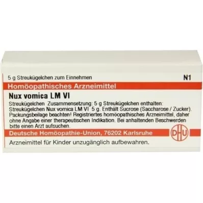 NUX VOMICA LM VI Globules, 5 g