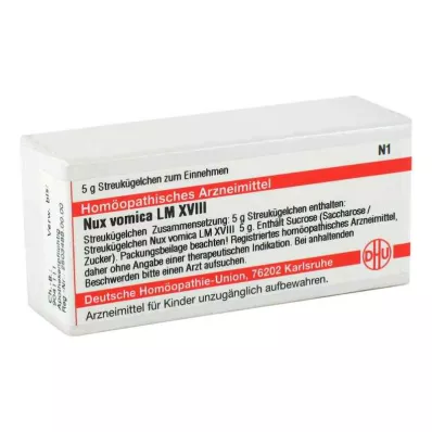 NUX VOMICA LM XVIII Globules, 5 g NUX VOMICA LM XVIII Globules, 5 g