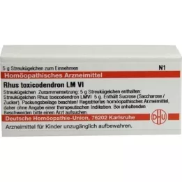 RHUS TOXICODENDRON LM VI Globules, 5 g