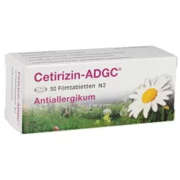 CETIRIZIN ADGC Film-coated tablets, 50 pcs
