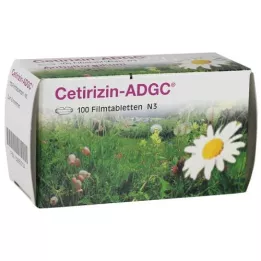 CETIRIZIN ADGC Film-coated tablets, 100 pcs