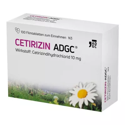 CETIRIZIN ADGC Film-coated tablets, 100 pcs CETIRIZIN ADGC Film-coated tablets, 100 pcs