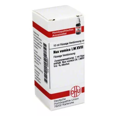 NUX VOMICA LM XVIII Dilution, 10 ml NUX VOMICA LM XVIII Dilution, 10 ml