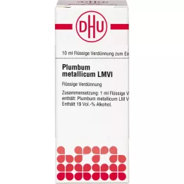 PLUMBUM METALLICUM LM VI Dilution, 10 ml
