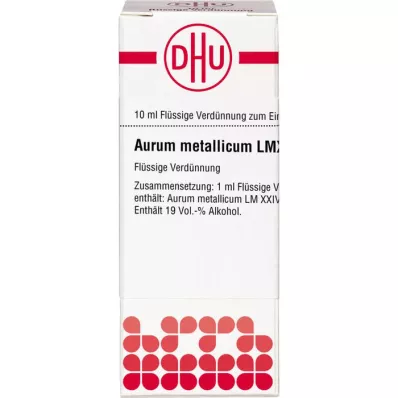 AURUM METALLICUM LM XXIV Dilution, 10 ml