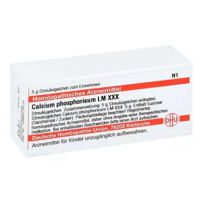 CALCIUM PHOSPHORICUM LM XXX Globules, 5 g CALCIUM PHOSPHORICUM LM XXX Globules, 5 g