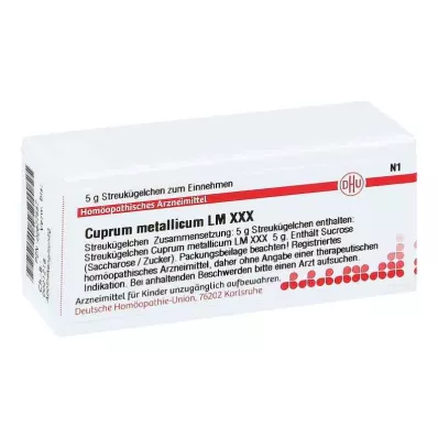 CUPRUM METALLICUM LM XXX Globules, 5 g CUPRUM METALLICUM LM XXX Globules, 5 g