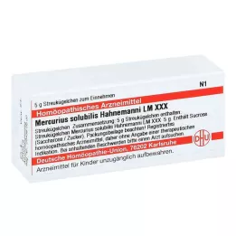 MERCURIUS SOLUBILIS Hahnemanni LM XXX Globules, 5 g