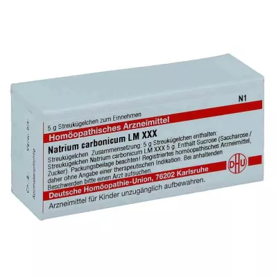 NATRIUM CARBONICUM LM XXX Globules, 5 g NATRIUM CARBONICUM LM XXX Globules, 5 g