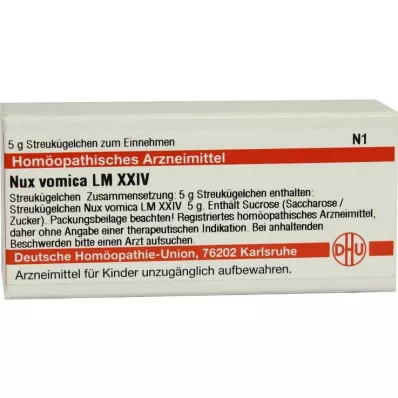 NUX VOMICA LM XXIV Globules, 5 g NUX VOMICA LM XXIV Globules, 5 g
