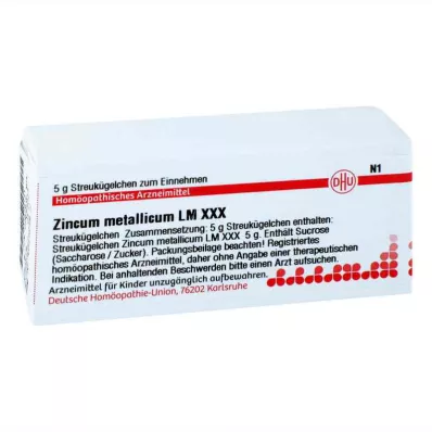 ZINCUM METALLICUM LM XXX Globules, 5 g