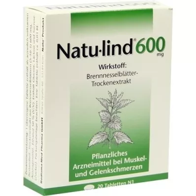 NATULIND 600 mg coated tablets, 20 pcs