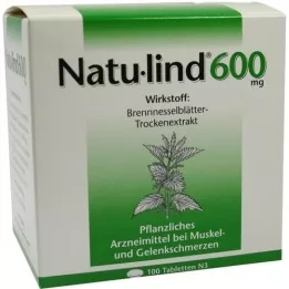 NATULIND 600 mg coated tablets, 100 pcs