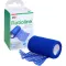 RATIOLINE acute fixation bandage cohesive 8 cmx4 m blue, 1 pc