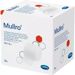 MULLRO Gauze 10 cmx10 m rolled, 1 pc