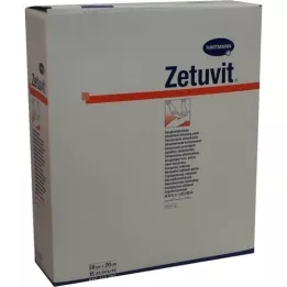 ZETUVIT Absorbent compresses sterile 20x20 cm, 15 pcs