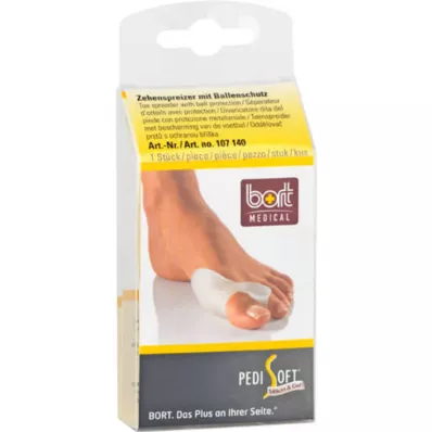BORT PediSoft toe spreader with bunion protection, 1 pc