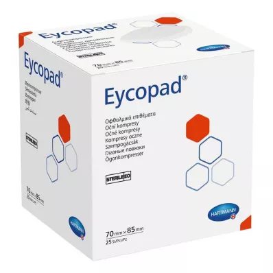EYCOPAD Eye compresses 70x85 mm sterile, 25 pcs EYCOPAD Eye compresses 70x85 mm sterile, 25 pcs