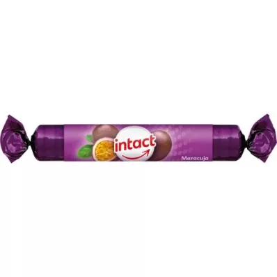 INTACT Dextrose roll passion fruit, 1 pc