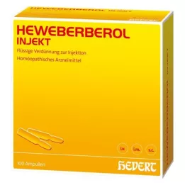 HEWEBERBEROL inject ampoules, 100 pcs
