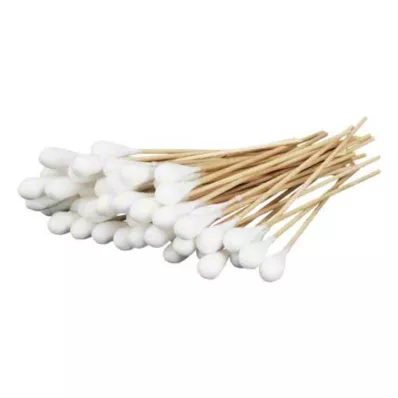 WATTESTÄBCHEN with cotton head 15 cm large, 50 pcs