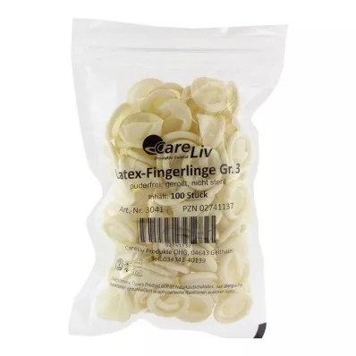 FINGERLING Latex OP Size 3, 100 pcs