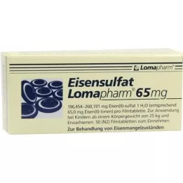 EISENSULFAT Lomapharm 65 mg coated tab, 50 pcs