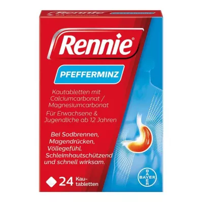 RENNIE Chewable tablets, 24 pcs RENNIE Chewable tablets, 24 pcs