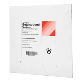 BETAISODONA Wound gauze 10x10 cm, 10 pcs