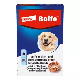 BOLFO Flea protection band brown for large dogs, 1 pc